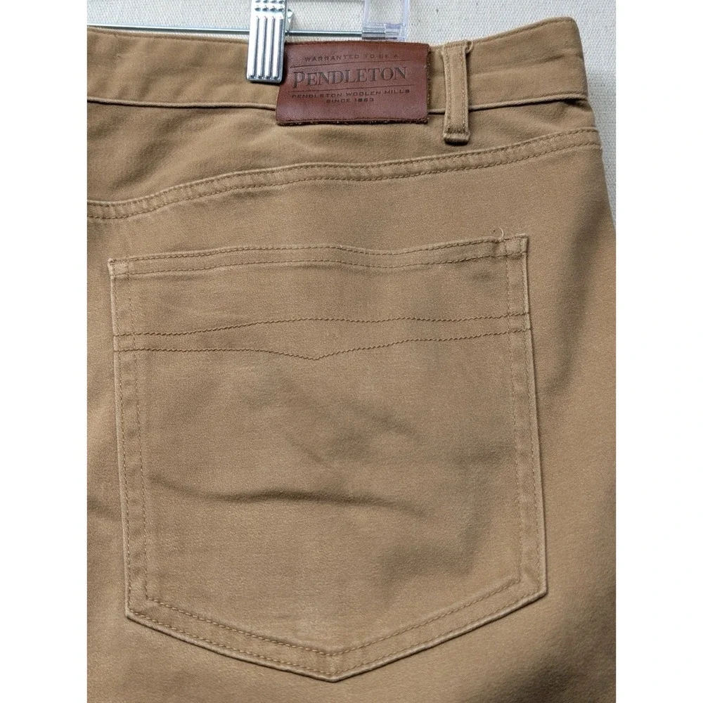 Pendleton Tan Workwear Pants Mens 40x32 Western Chino Canvas Cotton‎